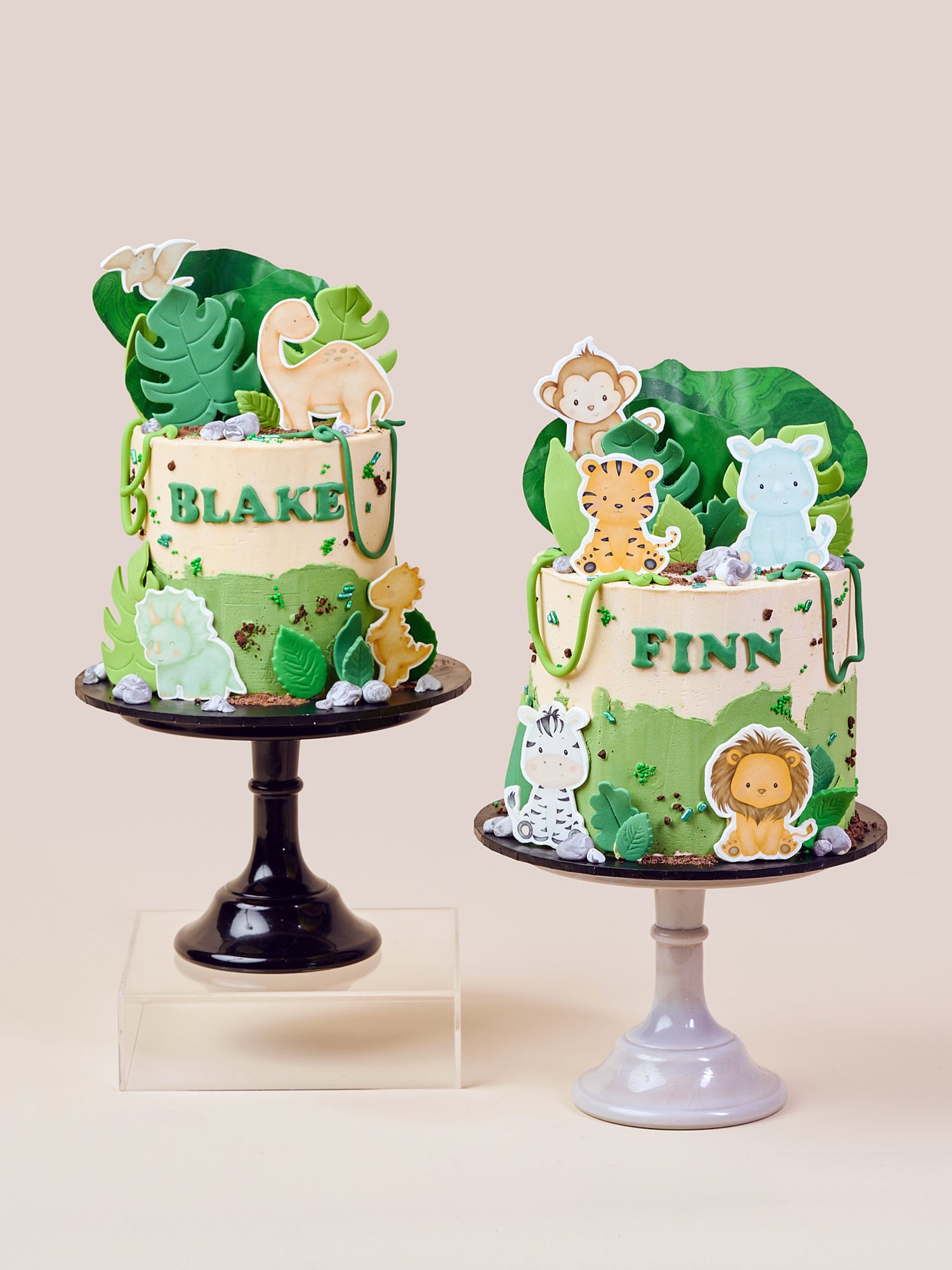 Dinosaur & Jungle Cakes